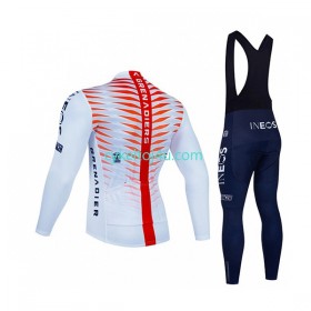 Ineos Grenadiers Cykeltrøje Langærmet + Bib Cykelbukser 2022 N004